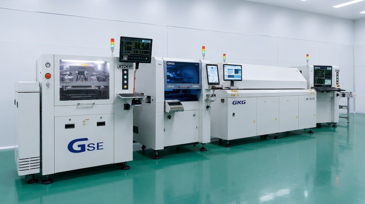 Yingmi automated SMT production line for wireless tour guide devices Yingmi automated SMT production line for wireless tour guide devices